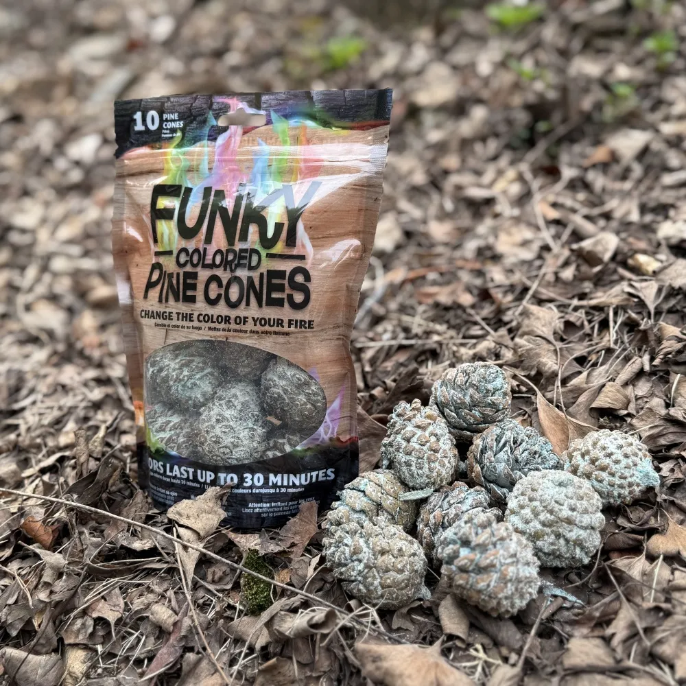 Custom private label color pine cones