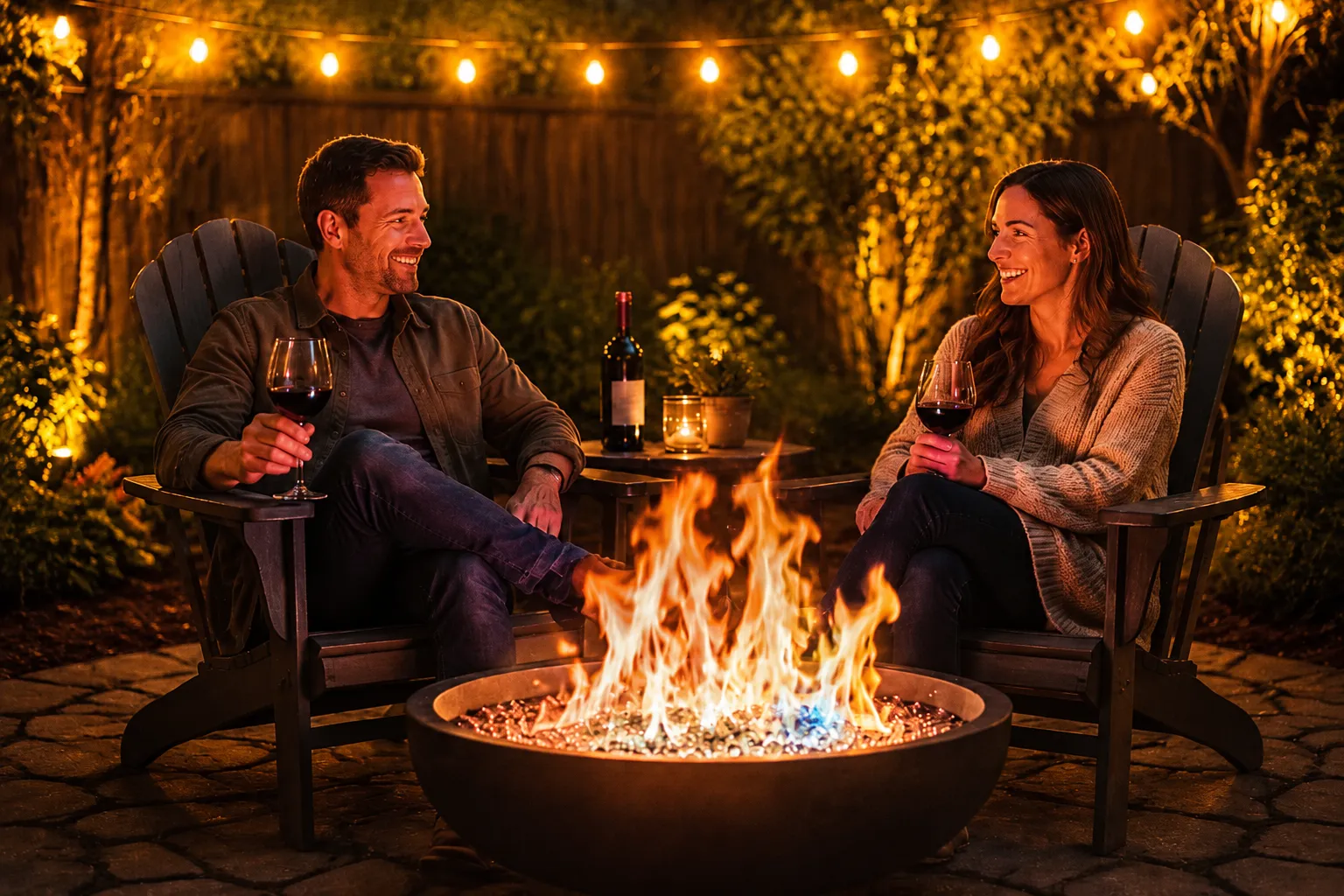 Fire pit color changing packets