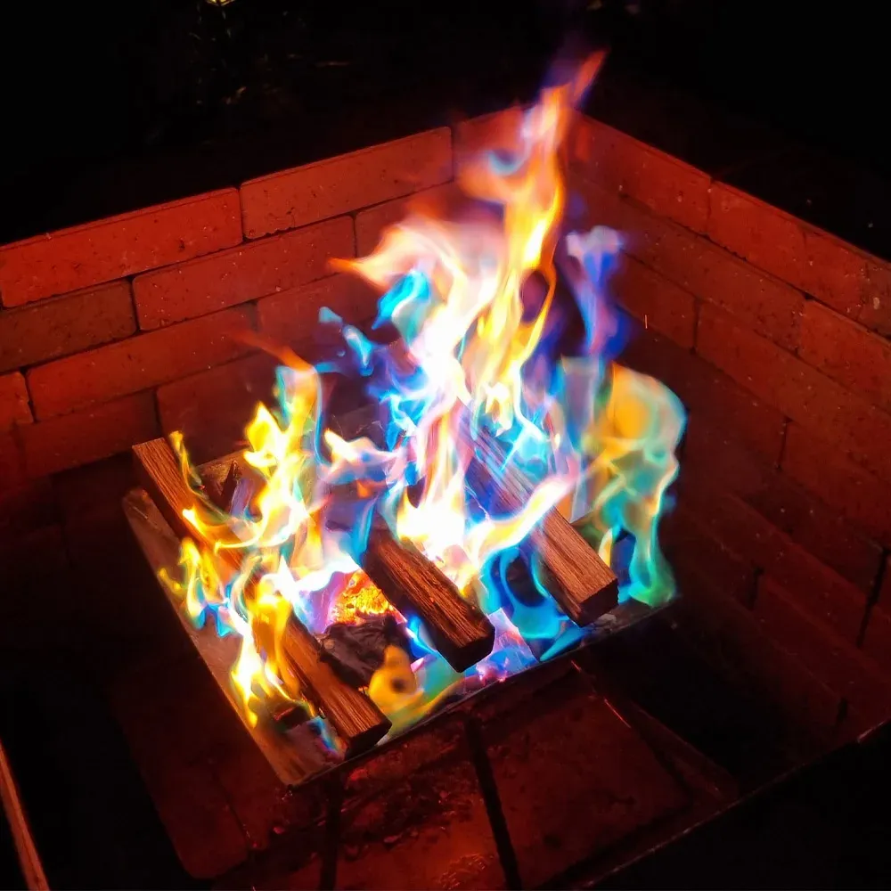 Magic fire powder color flames
