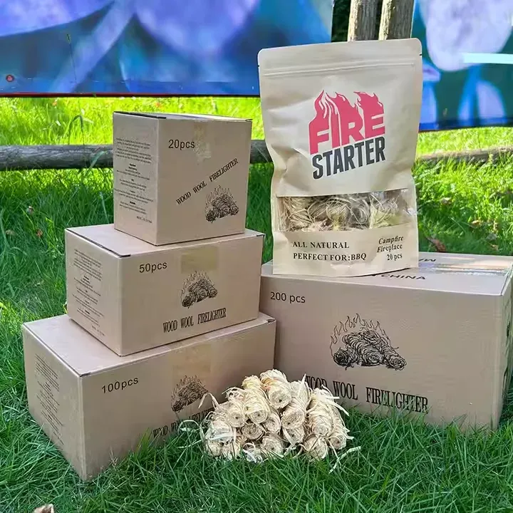 Wood wool firelighters wholesale