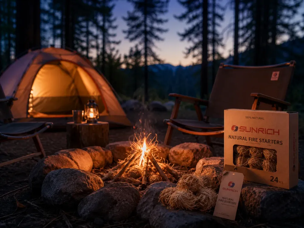 Kraft bag packaging for campfire accessories