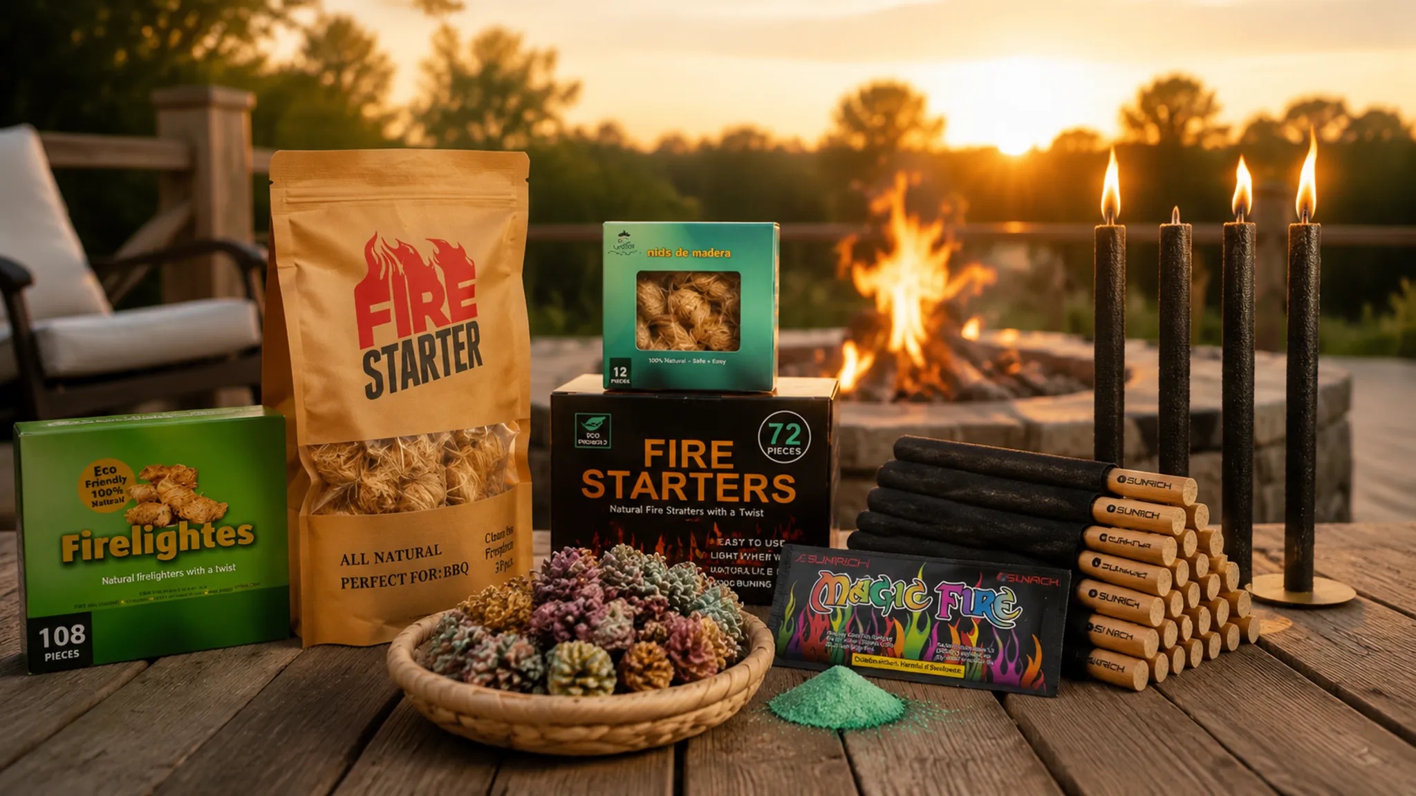 Backyard fire pit accessories