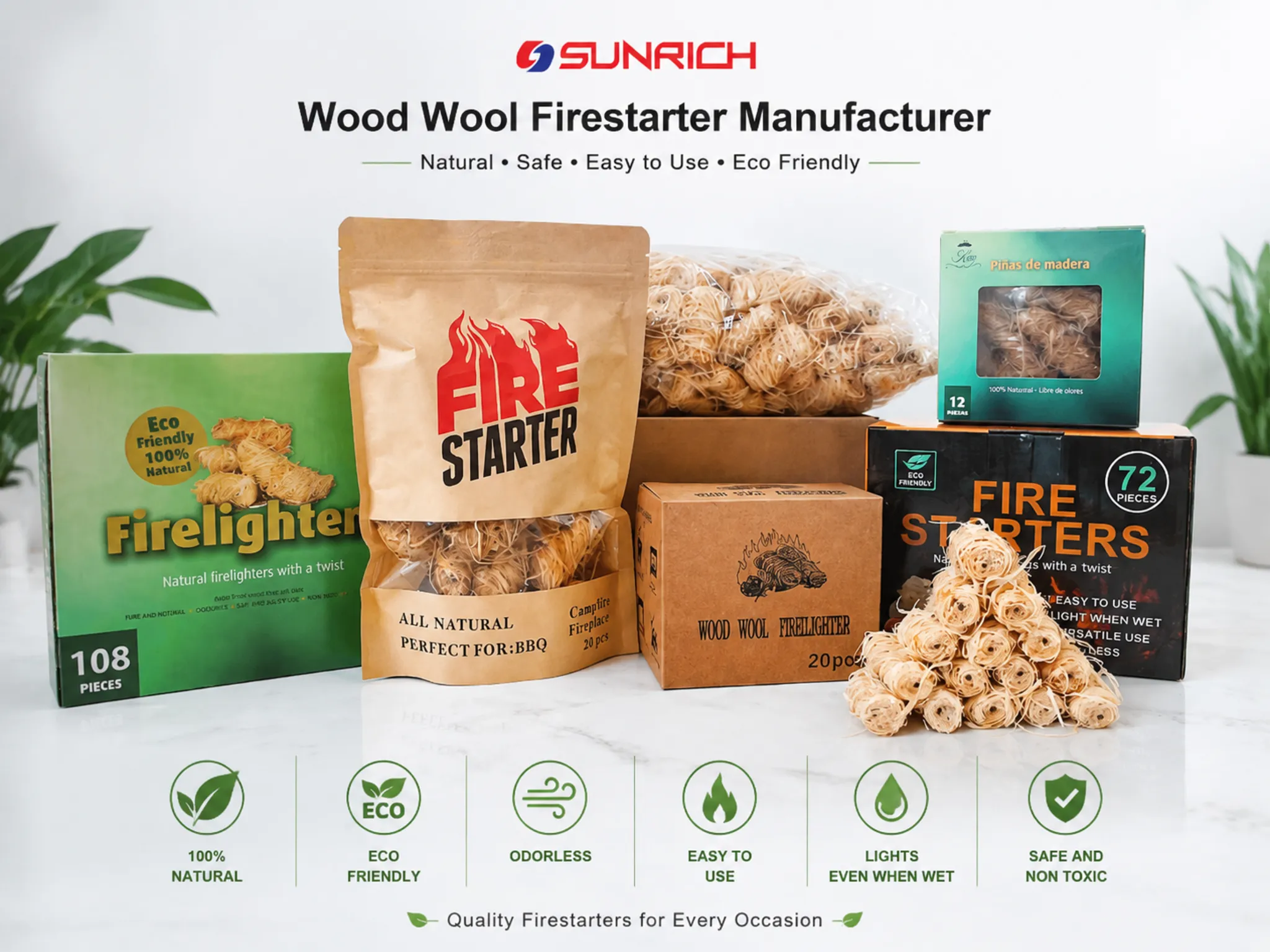 Private label packaging for fire pit accessories