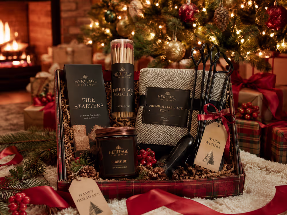 Fireplace gift sets