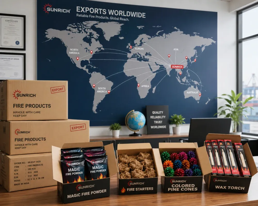 Sunrich Fire global B2B buyers and private label clients
