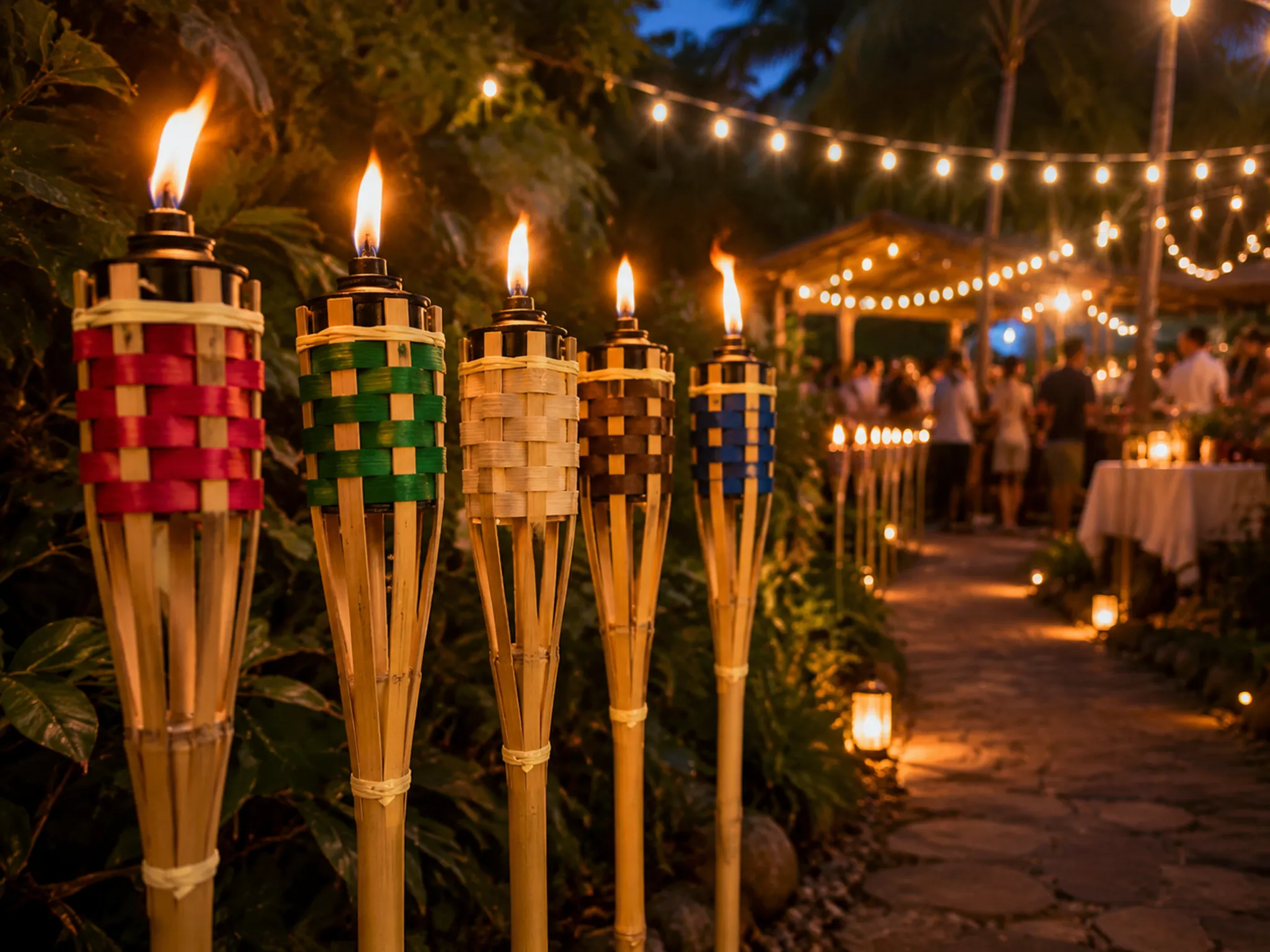 Outdoor event fire products