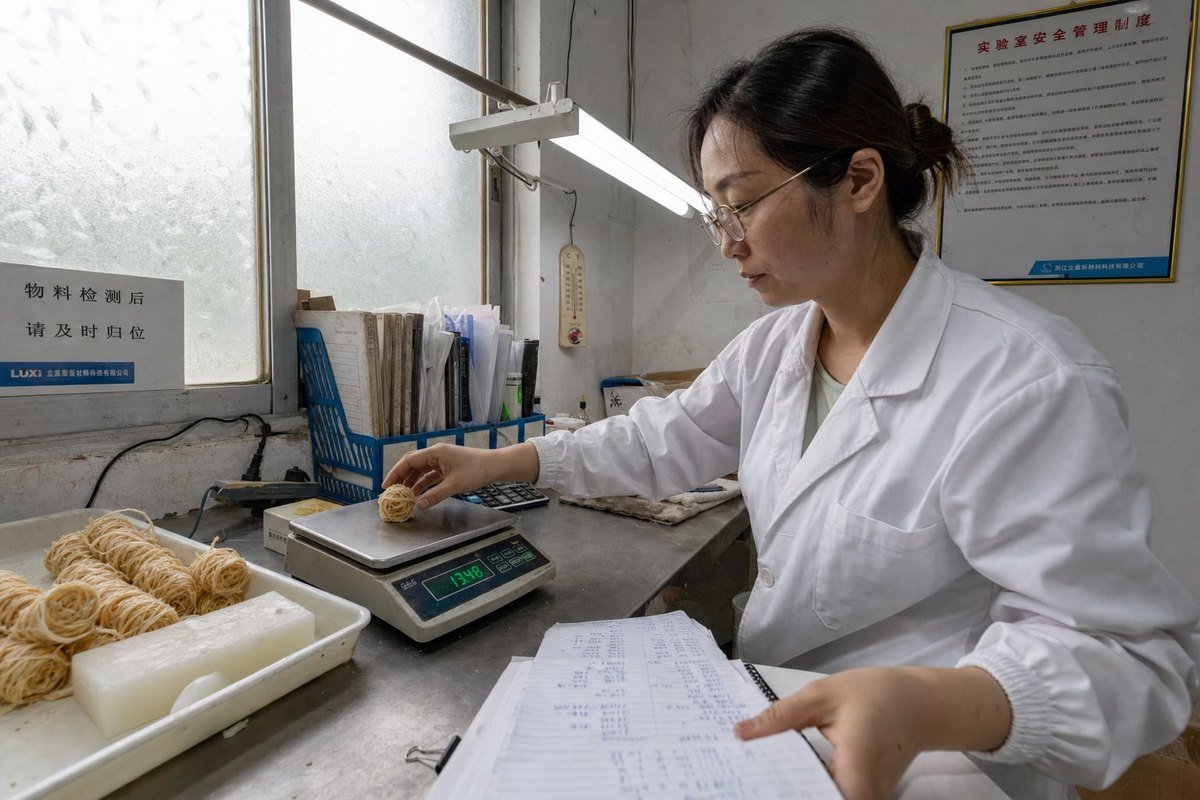 Sample to Production QC Verifying sample specifications match mass production quality standards (ID#5)