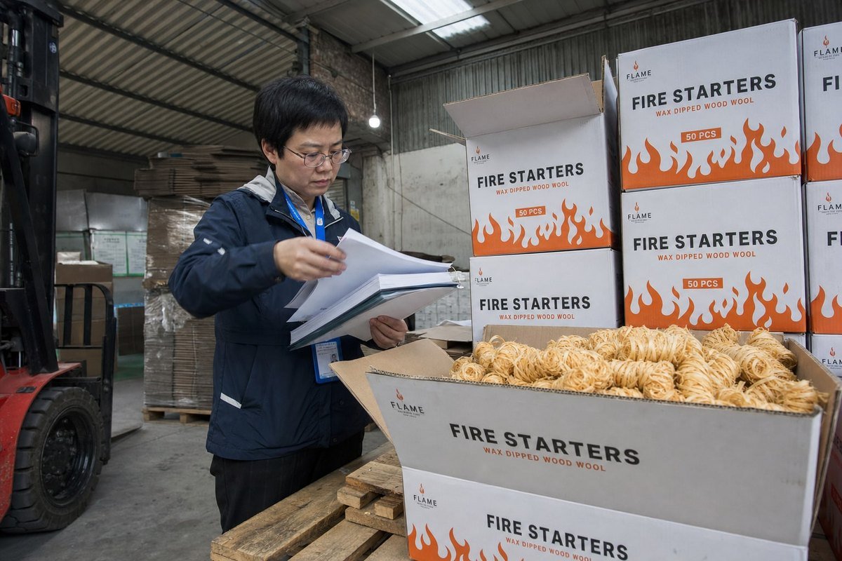 MOQ and OEM Options Flexible MOQ and OEM/ODM options for custom wood fire starter trial orders (ID#4)