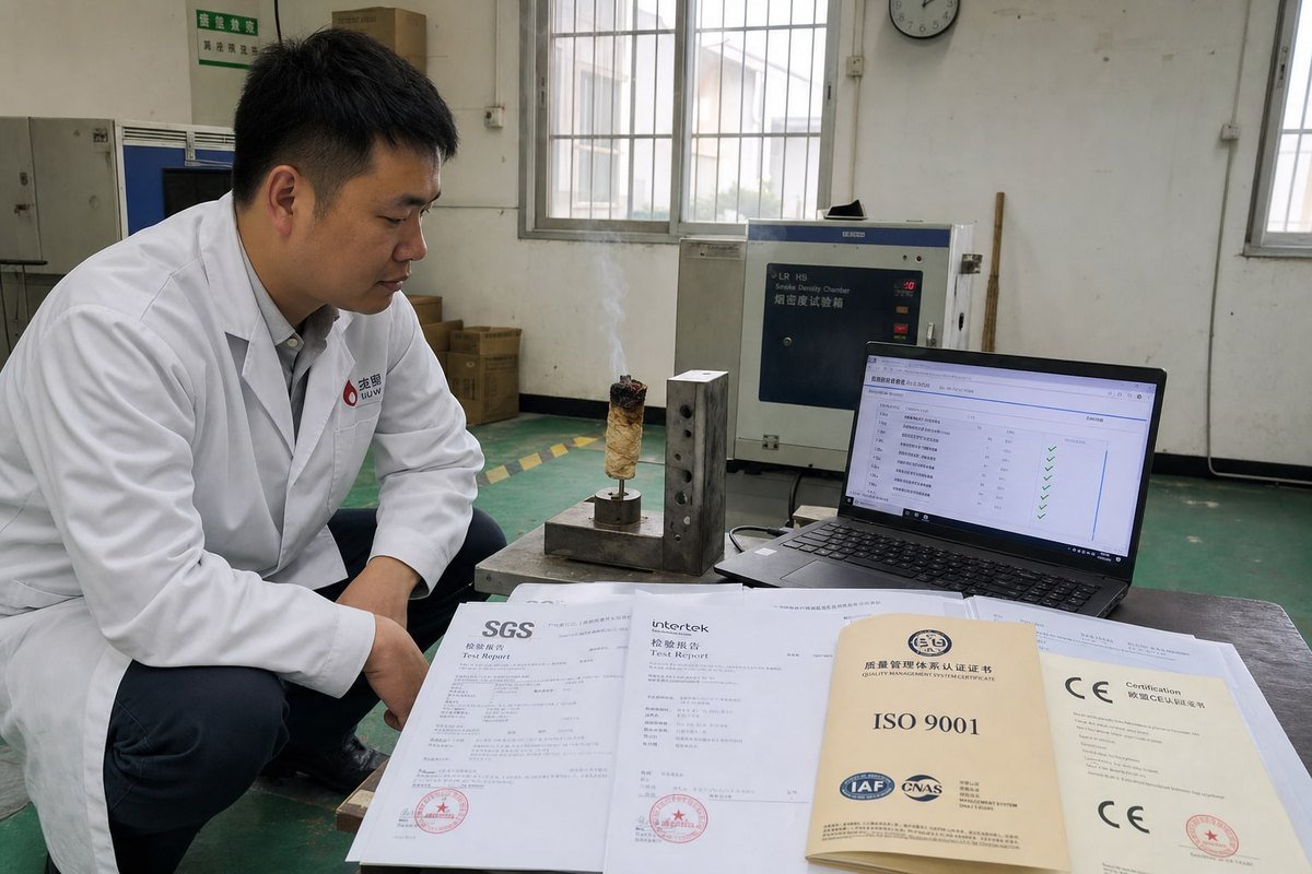 Safety and Compliance Testing Verifying lab test reports and certifications to confirm fire starters are non-toxic and compliant (ID#3)