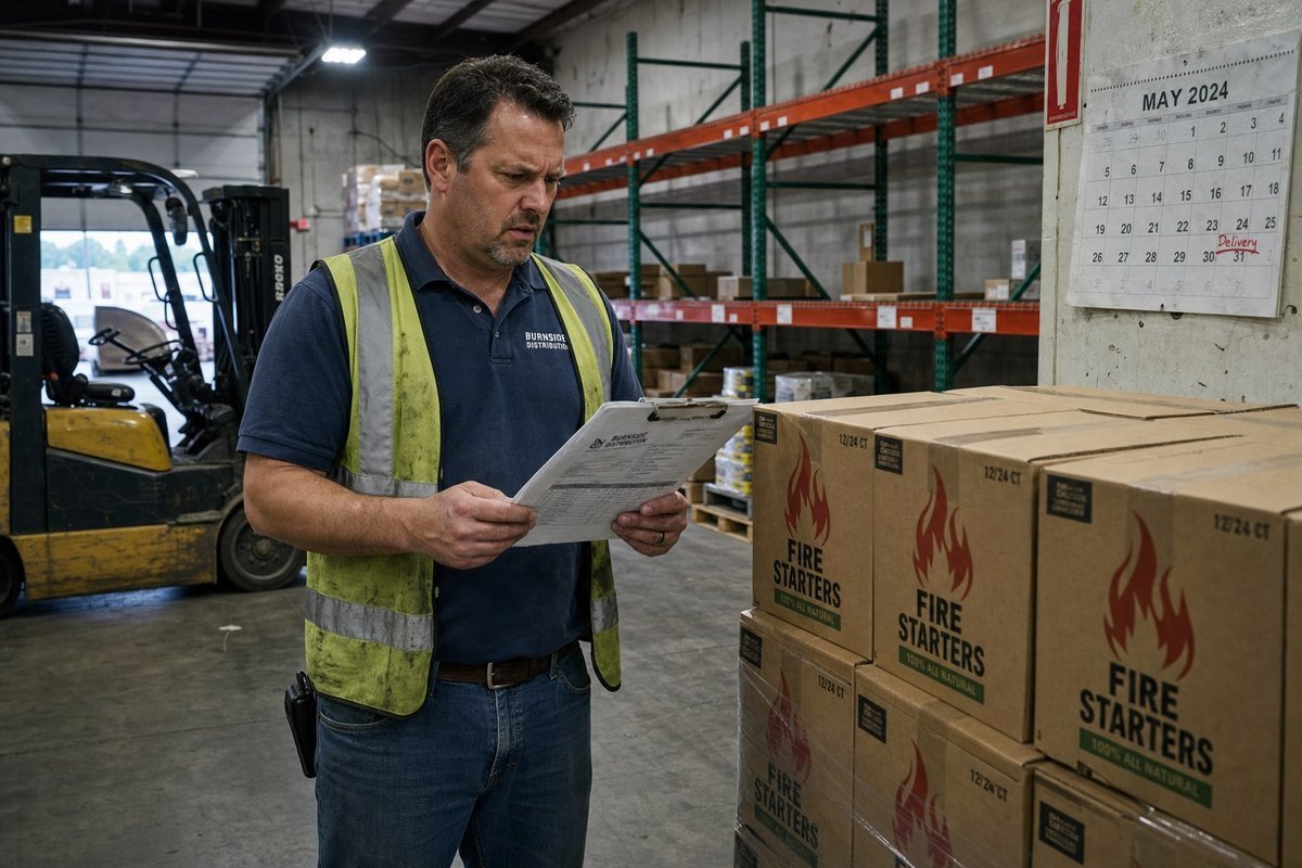Lead-Time Guarantees Negotiating lead-time guarantees before signing wood fire starters supply contracts (ID#5)
