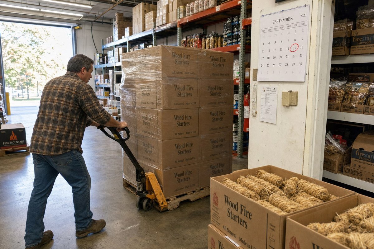 Air vs Ocean Freight Choosing air or ocean freight for private-label wood fire starter orders (ID#5)