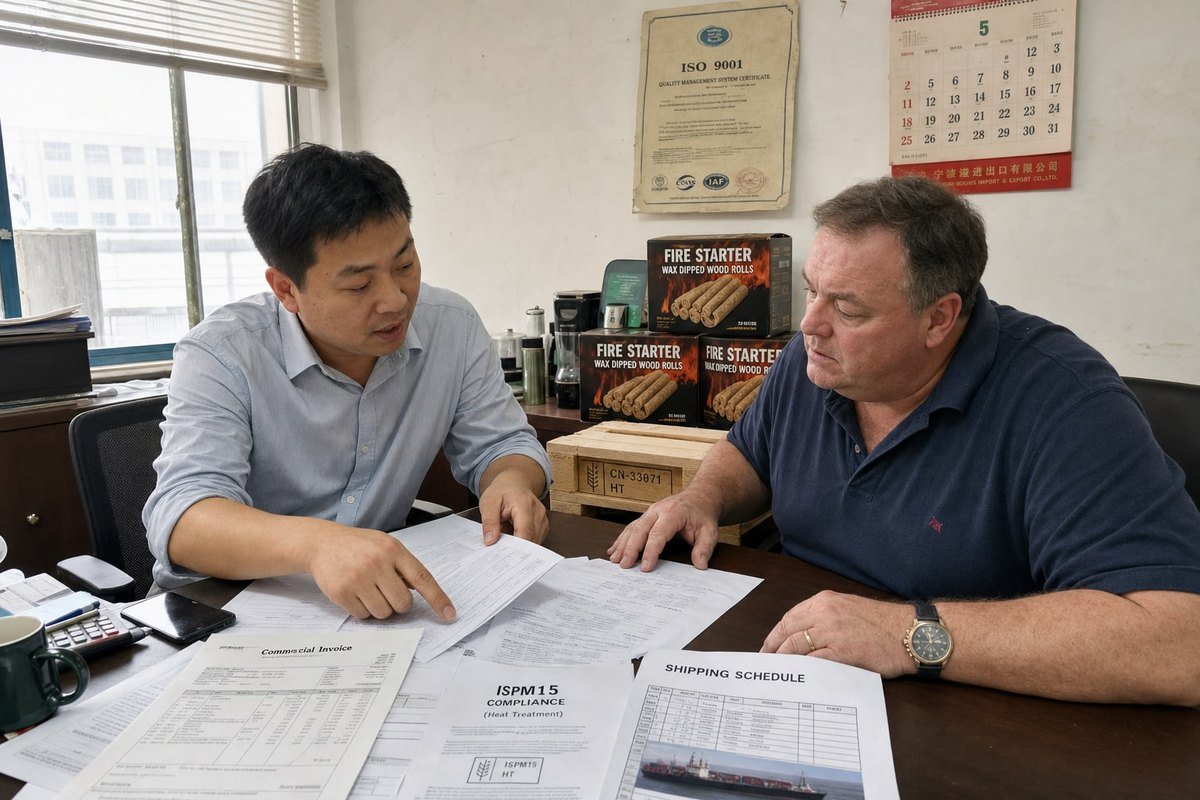 Preventing Shipping Delays Working with suppliers to confirm timelines and prevent wood fire starter shipping delays (ID#3)