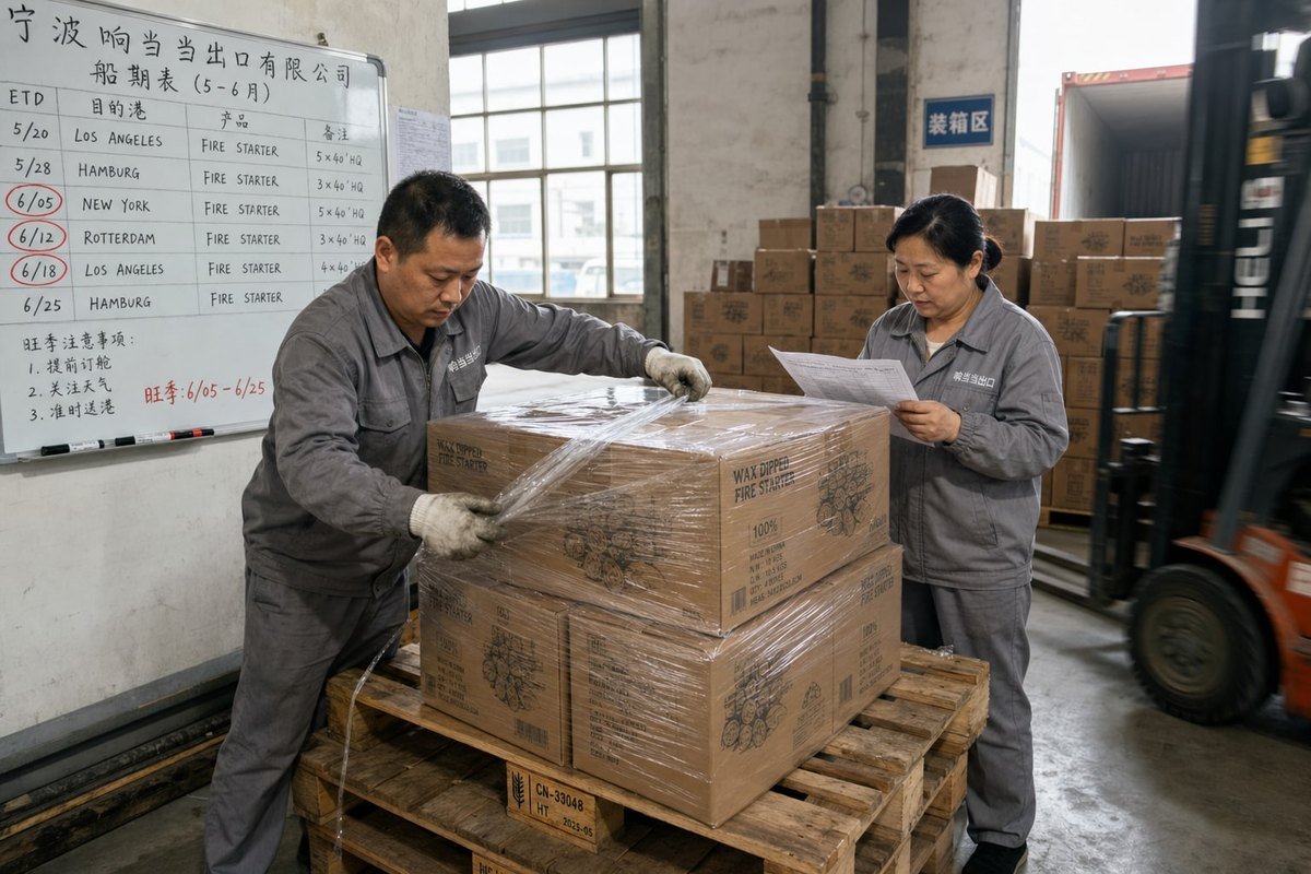 Shipping Cost Responsibility Determining liability and costs for lost or damaged wood fire starter shipments (ID#5)