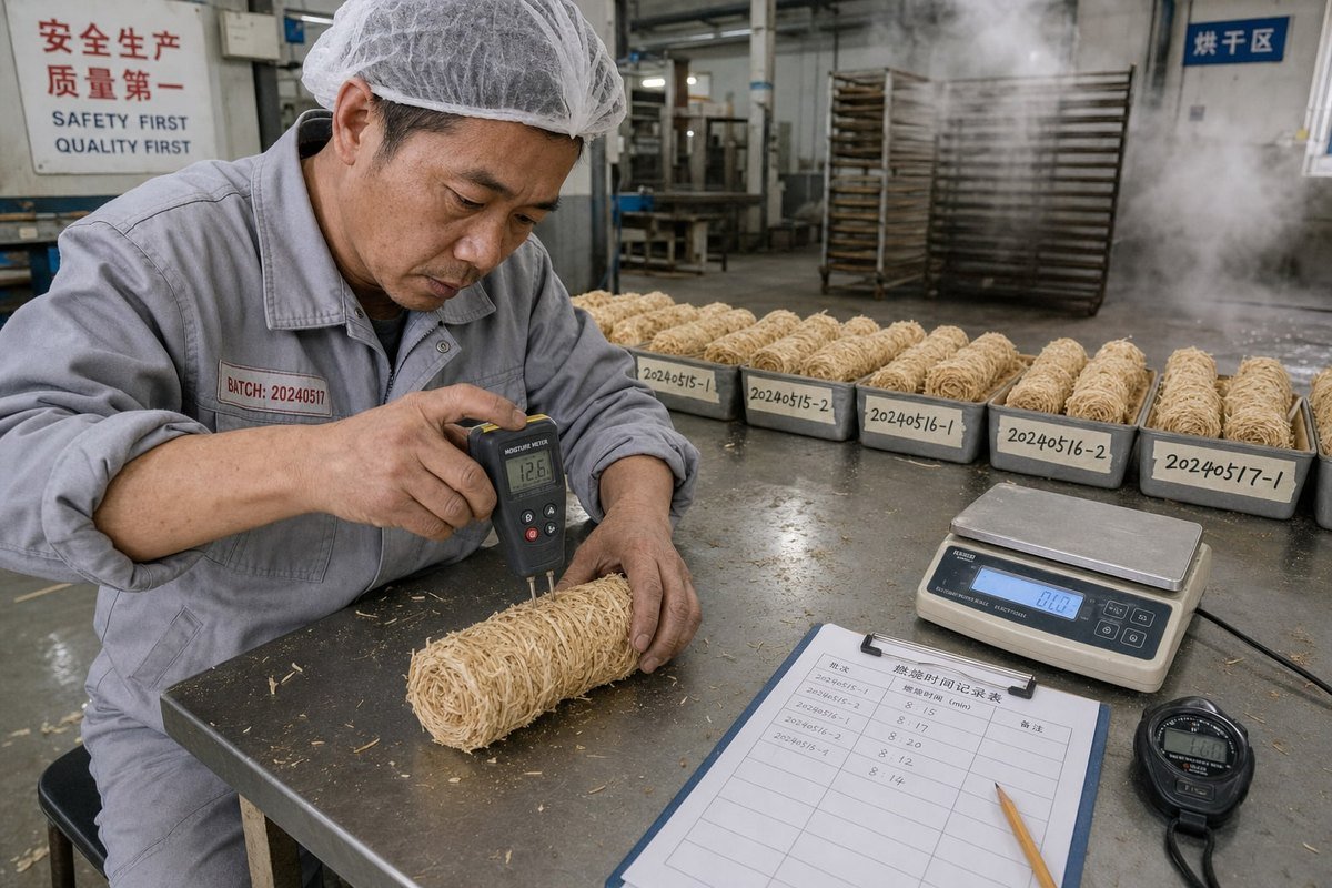 Quality Control Consistency Evaluating factory consistency through moisture limits, burn time tolerance, and batch quality control (ID#3)