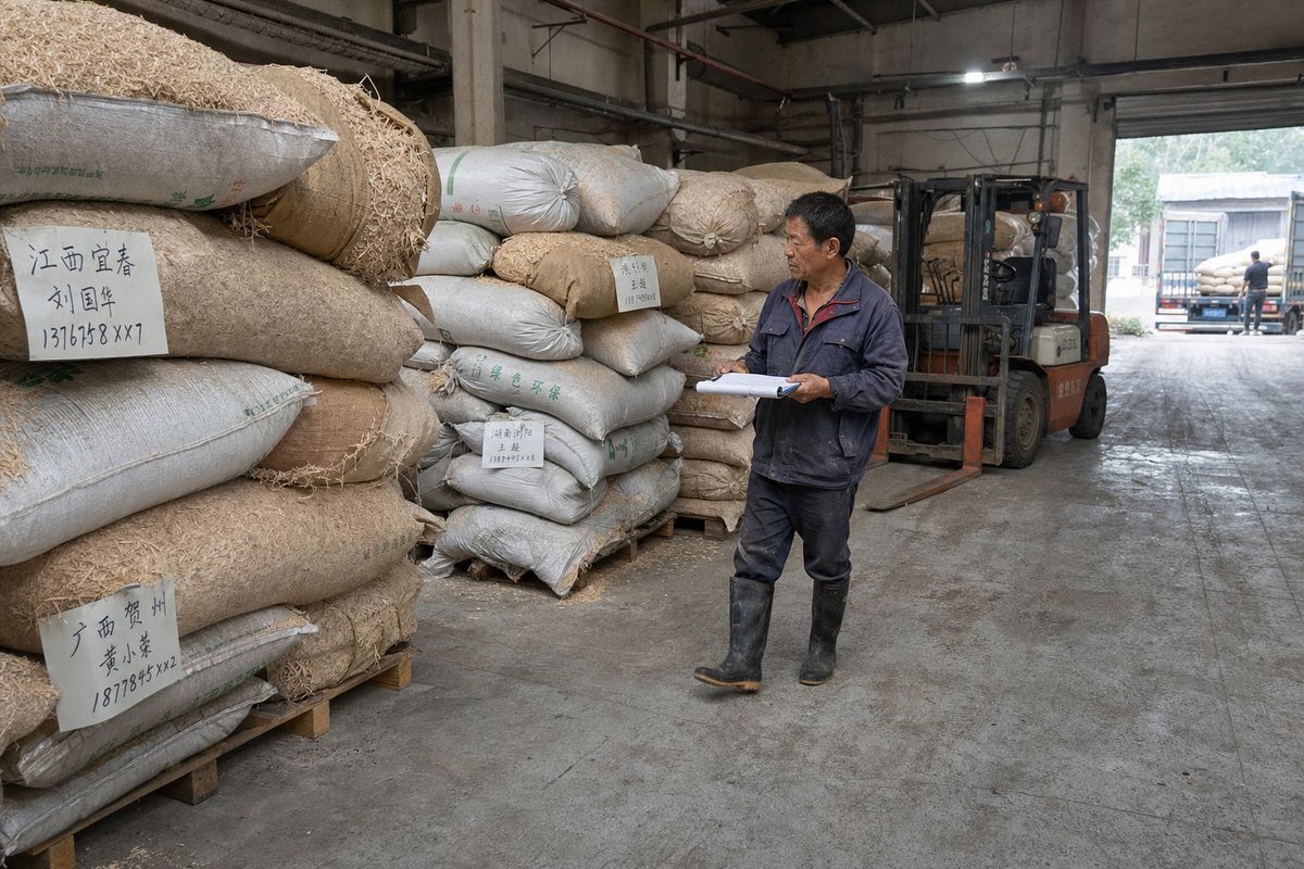 Checking multiple wood sources and delivery records confirms year-round sustainable supply consistency (ID#3)