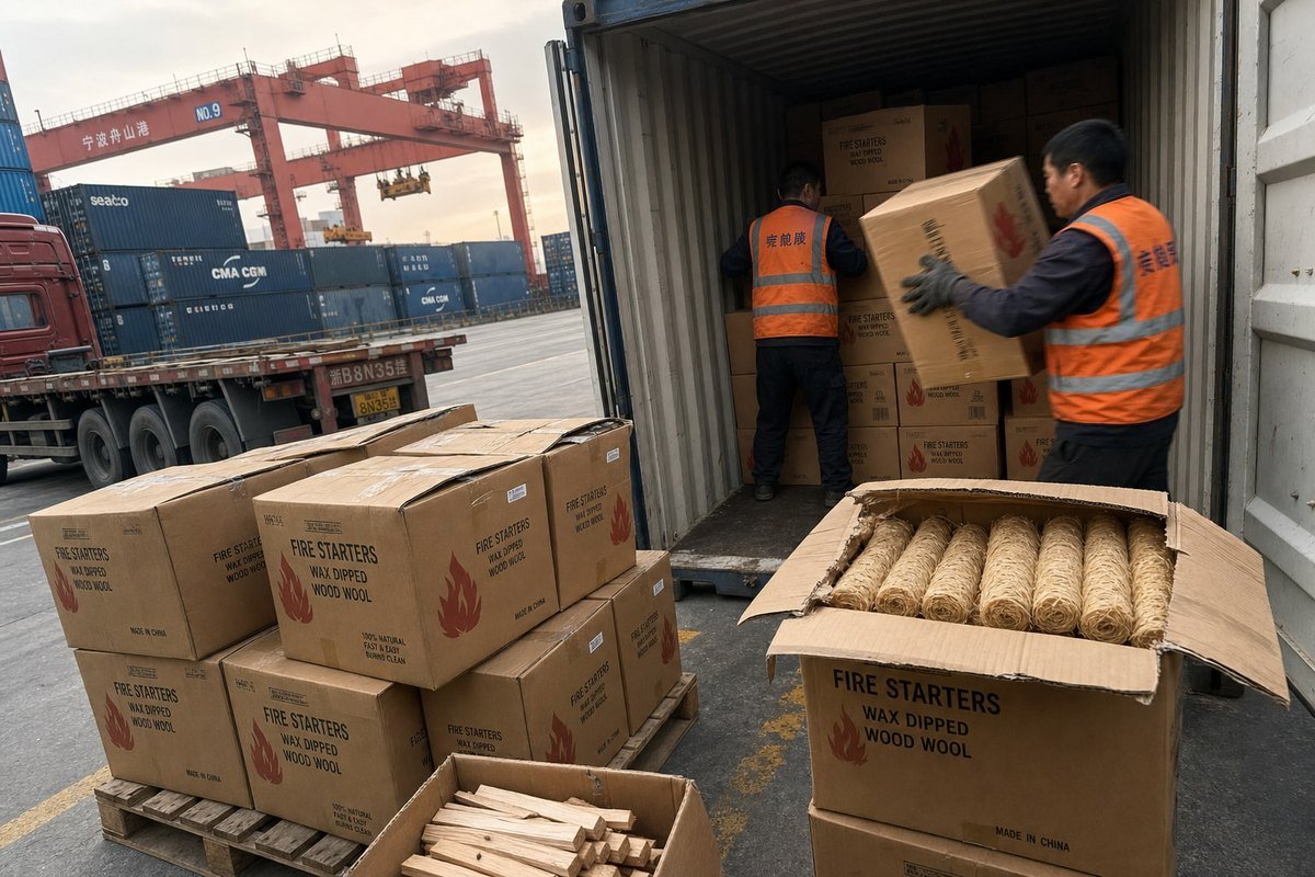 Lead time planning for importing wood fire starters from China including production and freight (ID#3)