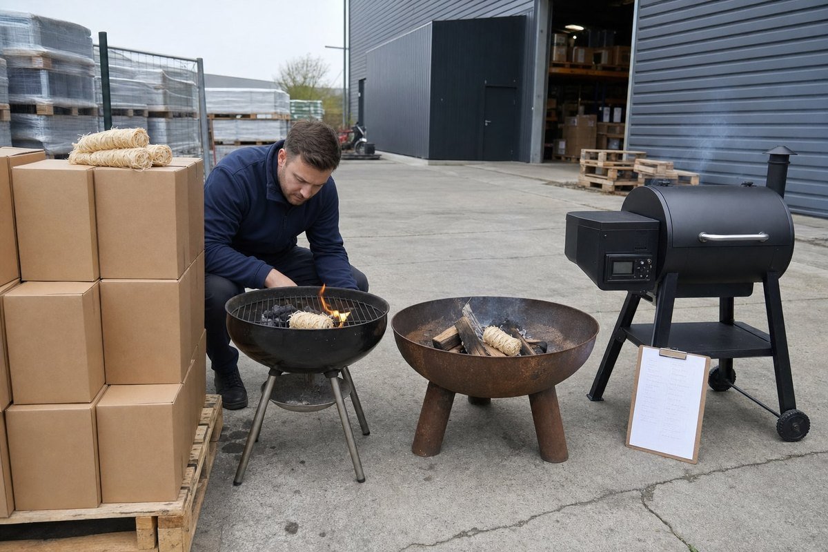 MOQ and lead time expectations for sourcing wood fire starters before launch (ID#5)