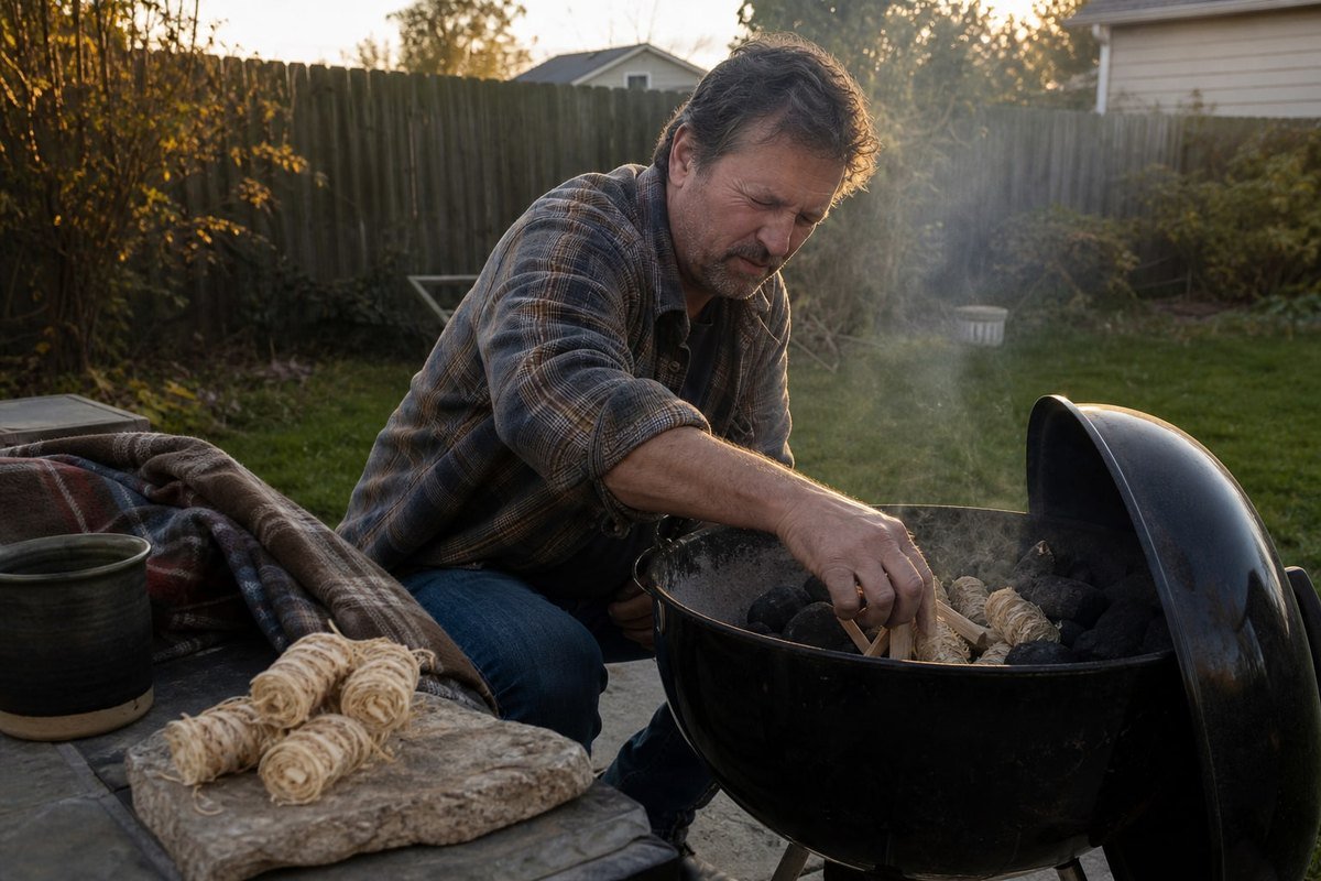 Lifestyle Brand Messaging Matching fire starter messaging to campfire and pitmaster outdoor lifestyle branding (ID#3)