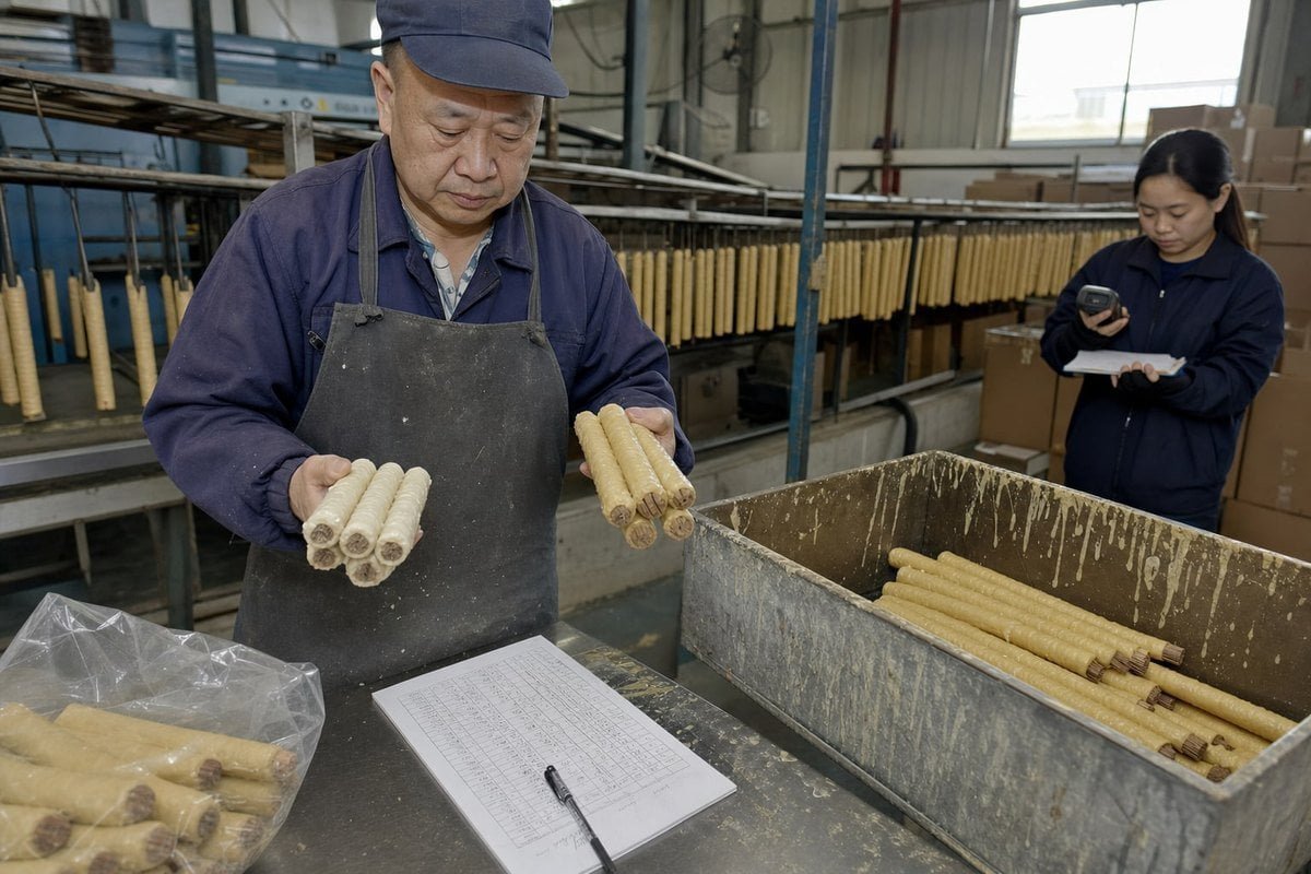 Comparing factory samples to mass-production quality using batch and inspection data (ID#3)