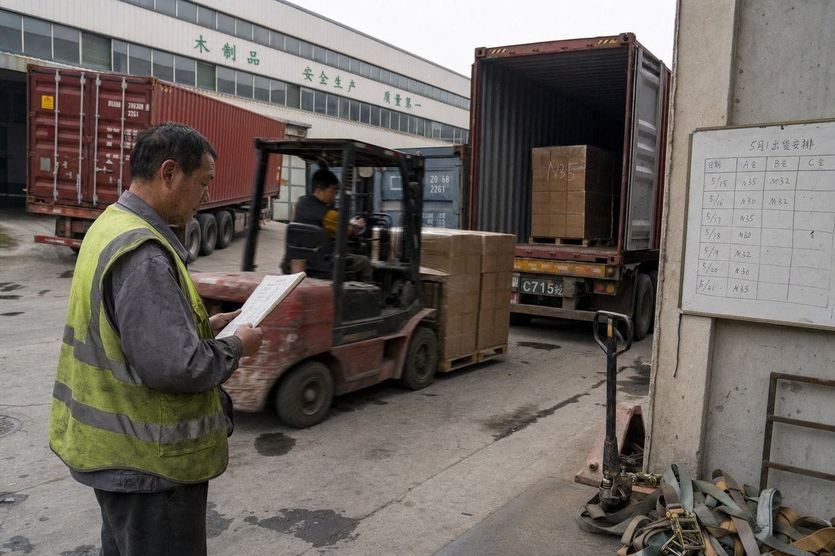 Warehouse Delivery Coordination Coordinated delivery schedules across warehouses with staggered windows and buffer days (ID#3)