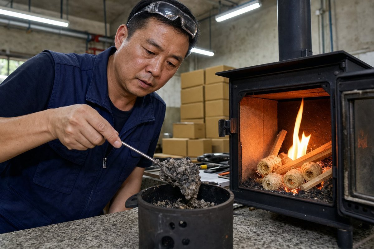 Pellet Stove Performance Comparison of wood fire starter performance in pellet stoves versus fireplaces (ID#2)