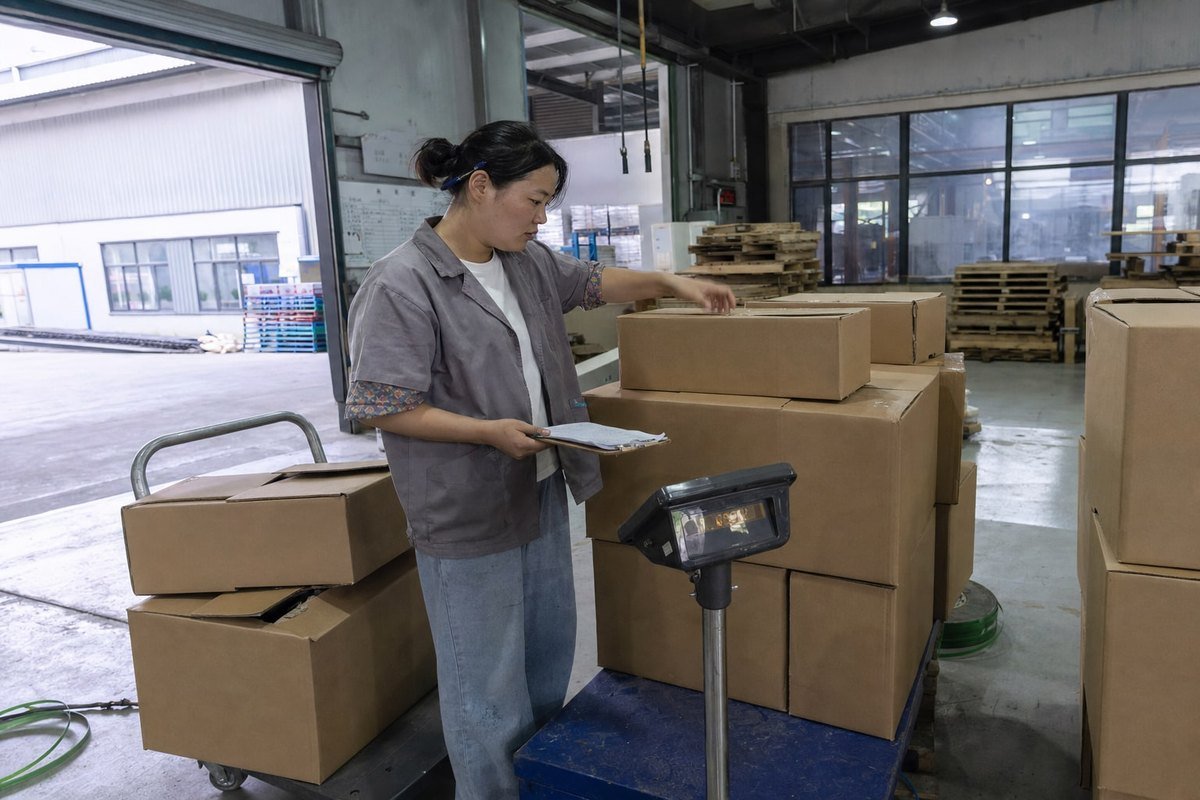 Avoiding Wasted Space Tips for avoiding wasted space when loading mixed cartons of wax-dipped wood rolls (ID#4)
