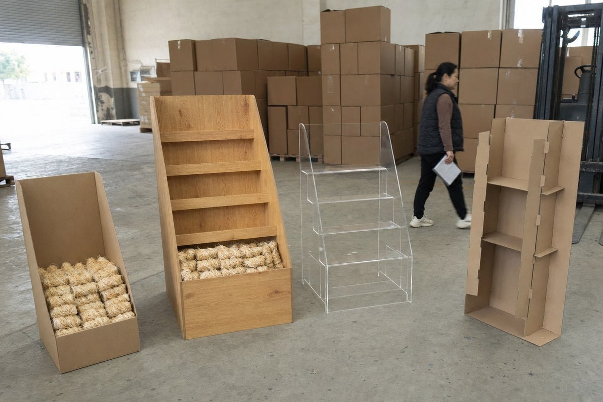 Trial Batch Orders Small trial batch display stands available with low MOQs from Chinese suppliers (ID#4)