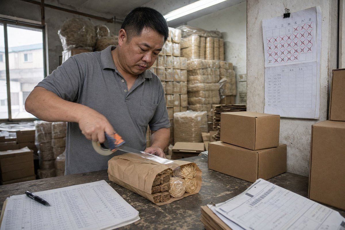 Hidden costs from sample revisions when sourcing wood fire starters overseas (ID#1)