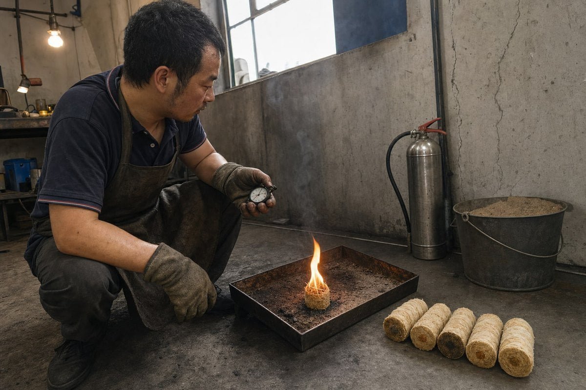 Inkonsistenzen bei der Brenndauer, die Kundenrücksendungen und Beschwerden über Holzfeuerstarter verursachen (ID#2)