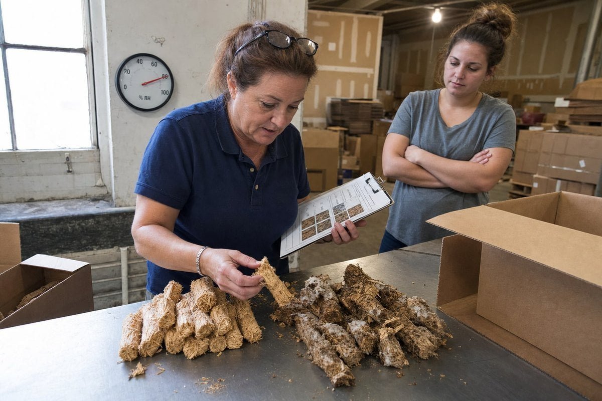 Root cause investigation steps for defective wood fire starter complaints from stores (ID#2)