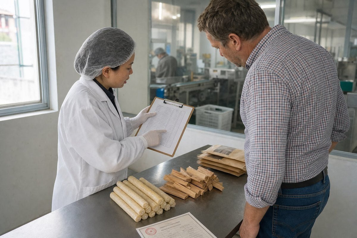 Certification and Compliance Verification ISO 9001 and BSCI certification checks for importing wood fire starters safely (ID#3)