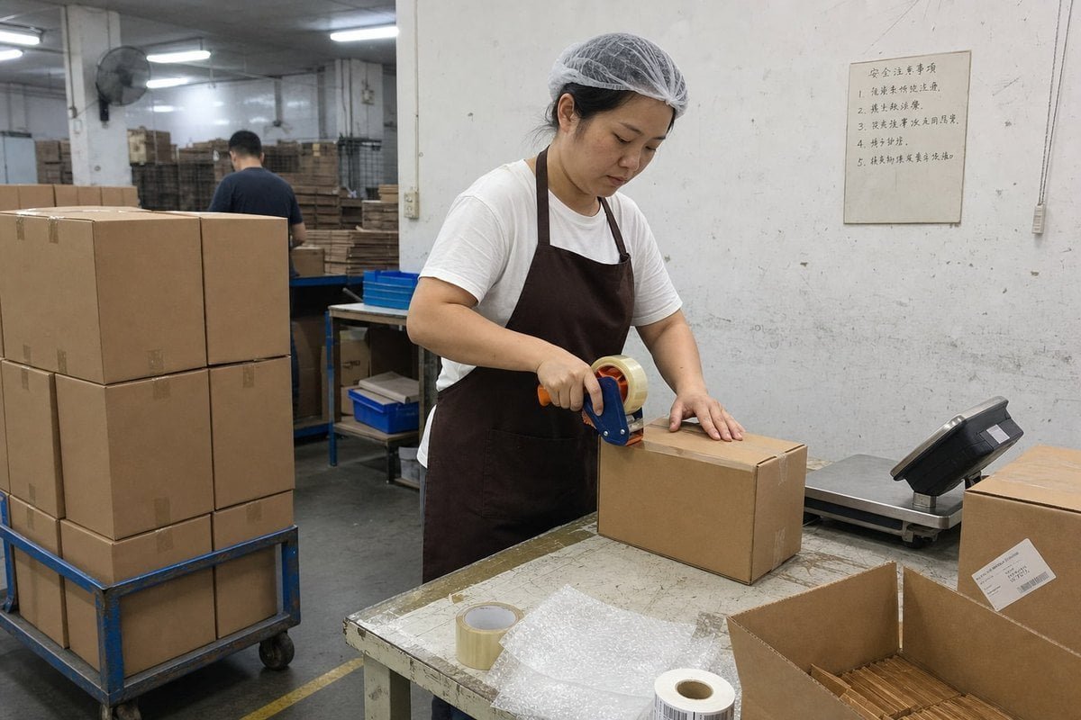 E-commerce Packaging Choice Boxed wood fire starters packaged for e-commerce and Amazon FBA shipping durability (ID#3)