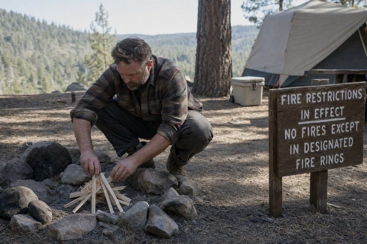 Wood fire starters meeting national park safety regulations across North America (ID#1)