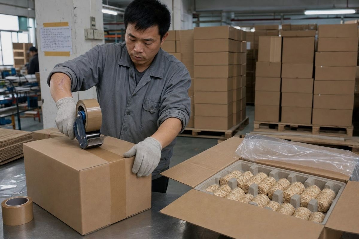 Packaging Transit Specifications Double-wall corrugated cartons with moisture barriers meeting ISTA transit testing standards (ID#2)