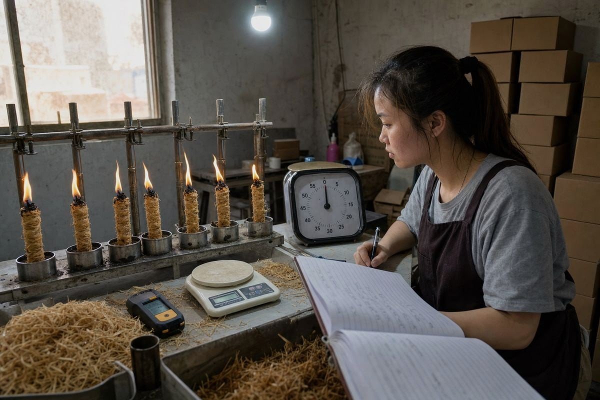 Inconsistent test reports signaling higher risk for private label fire starter production (ID#5)