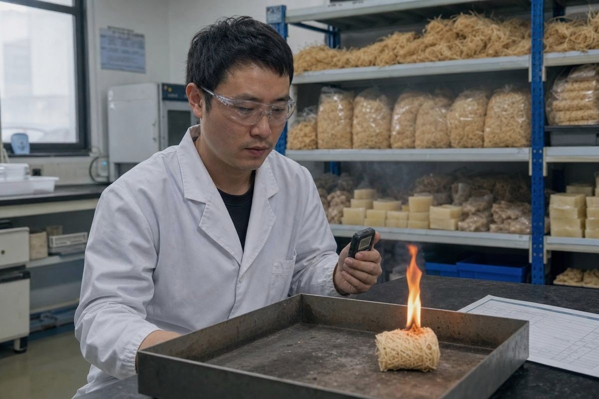Four-tier MOQ structure for testing new wood fire starter products from sample to reorder (ID#4)