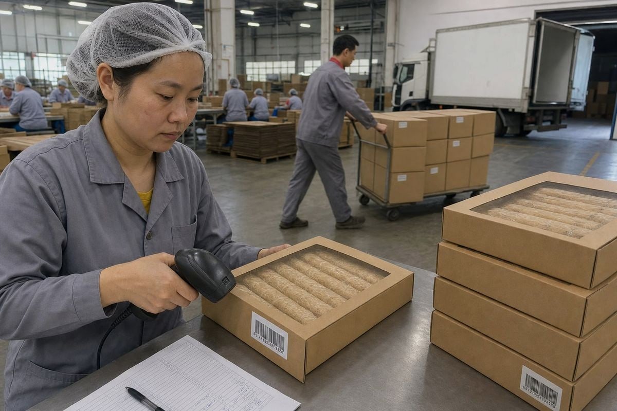 Sunrich private-label packaging process for multiple product variants within one order (ID#4)