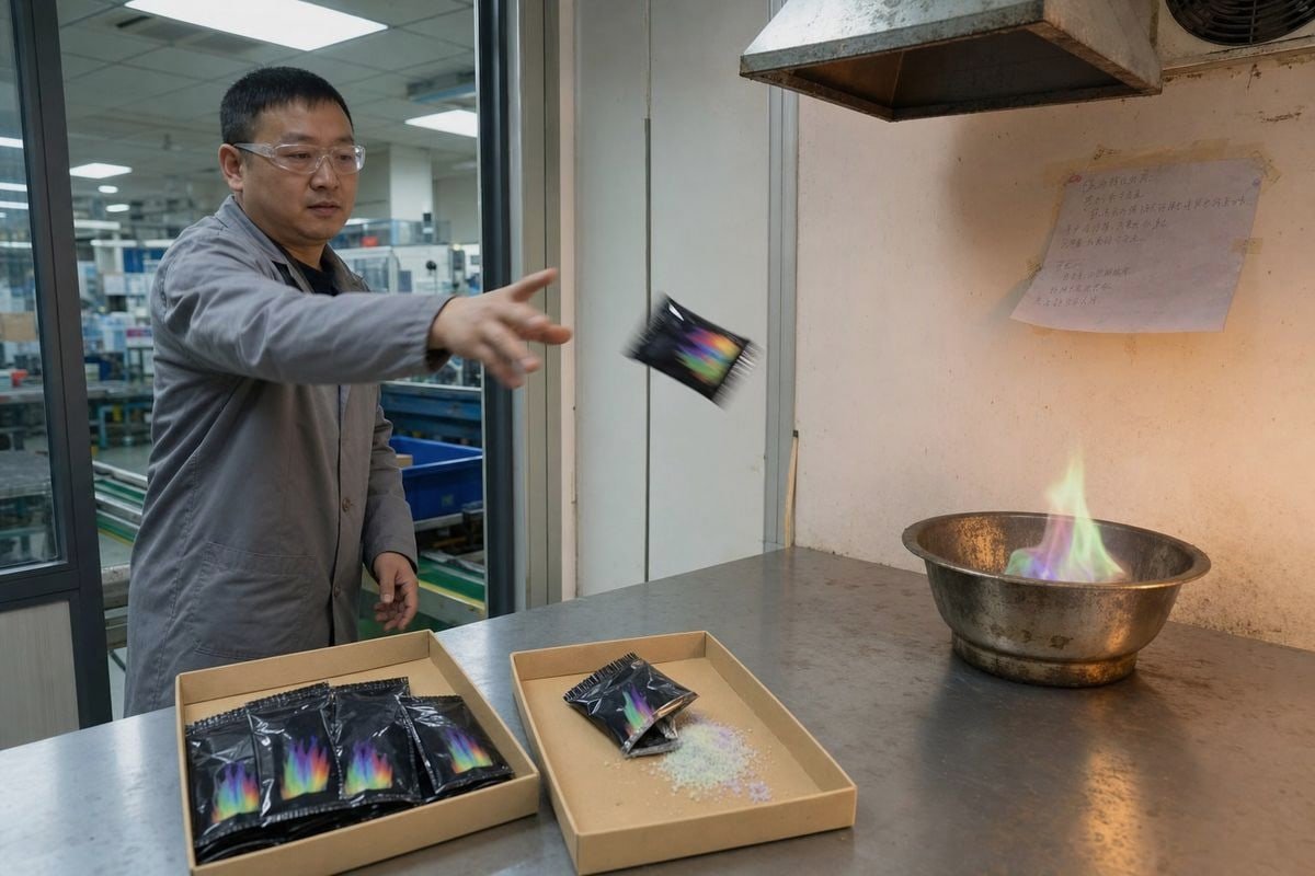 Applying Magic Fire Packets Throwing sealed Magic Fire packet directly into flames for best results (ID#3)