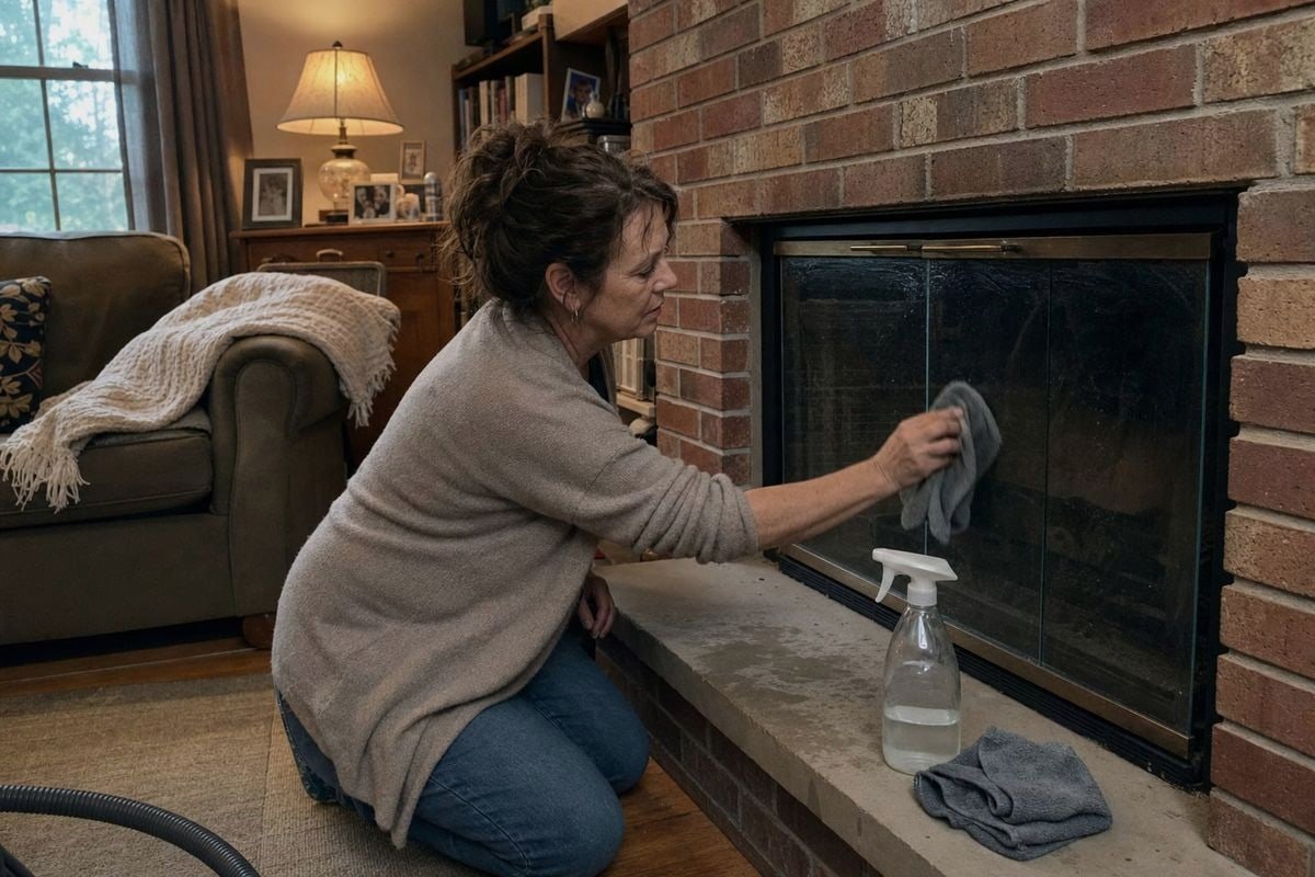 Essential cleaning tools like brushes gloves and HEPA vacuum for residue cleanup (ID#5)