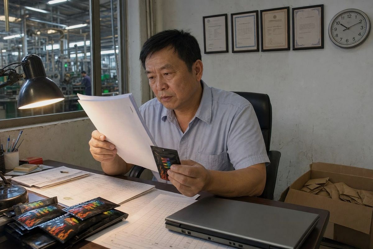 Supplier Compliance Verification Verifying supplier formula compliance with SGS and CE test reports (ID#3)