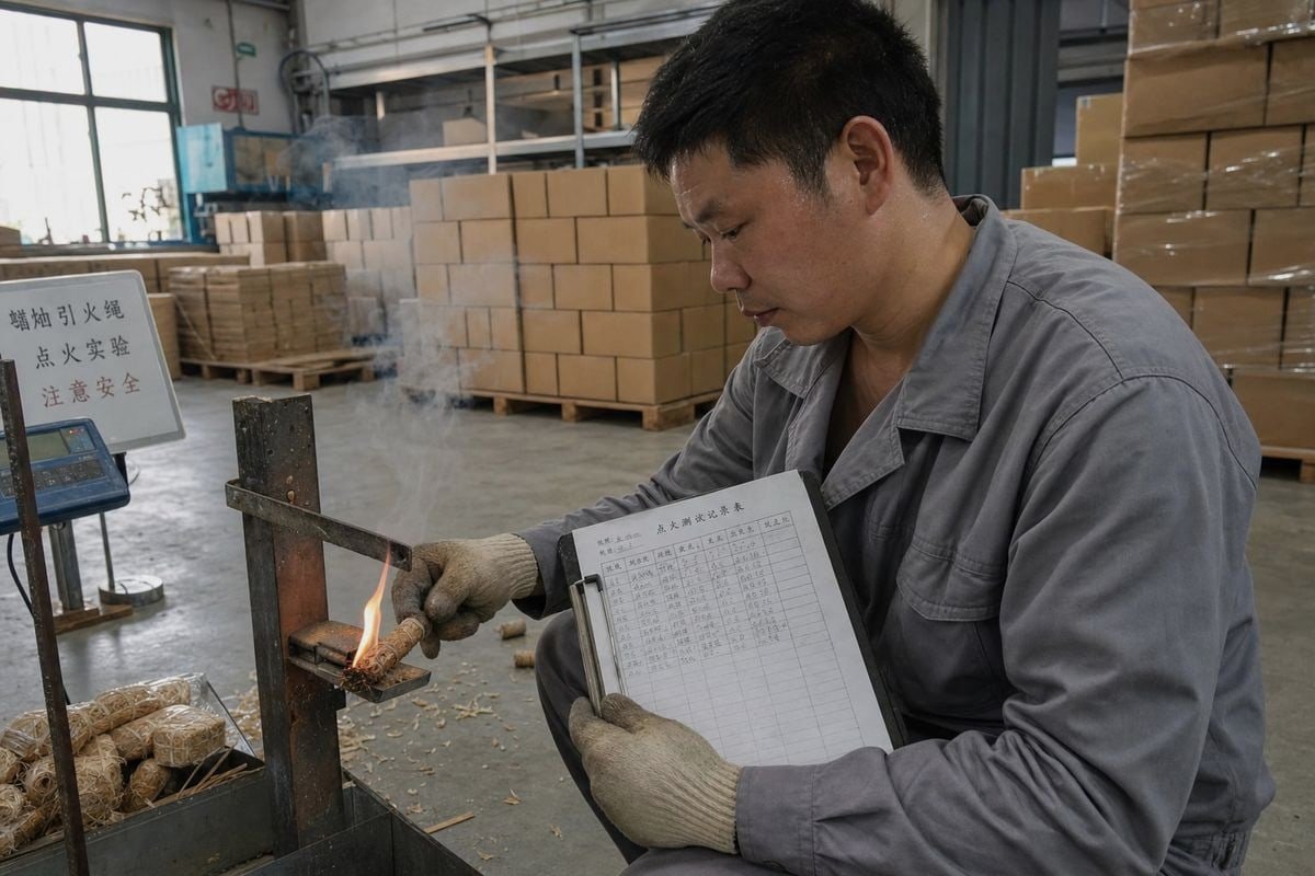 Certified factory quality checks ensuring safe, eco-friendly wood fire starters technicians trust (ID#3)
