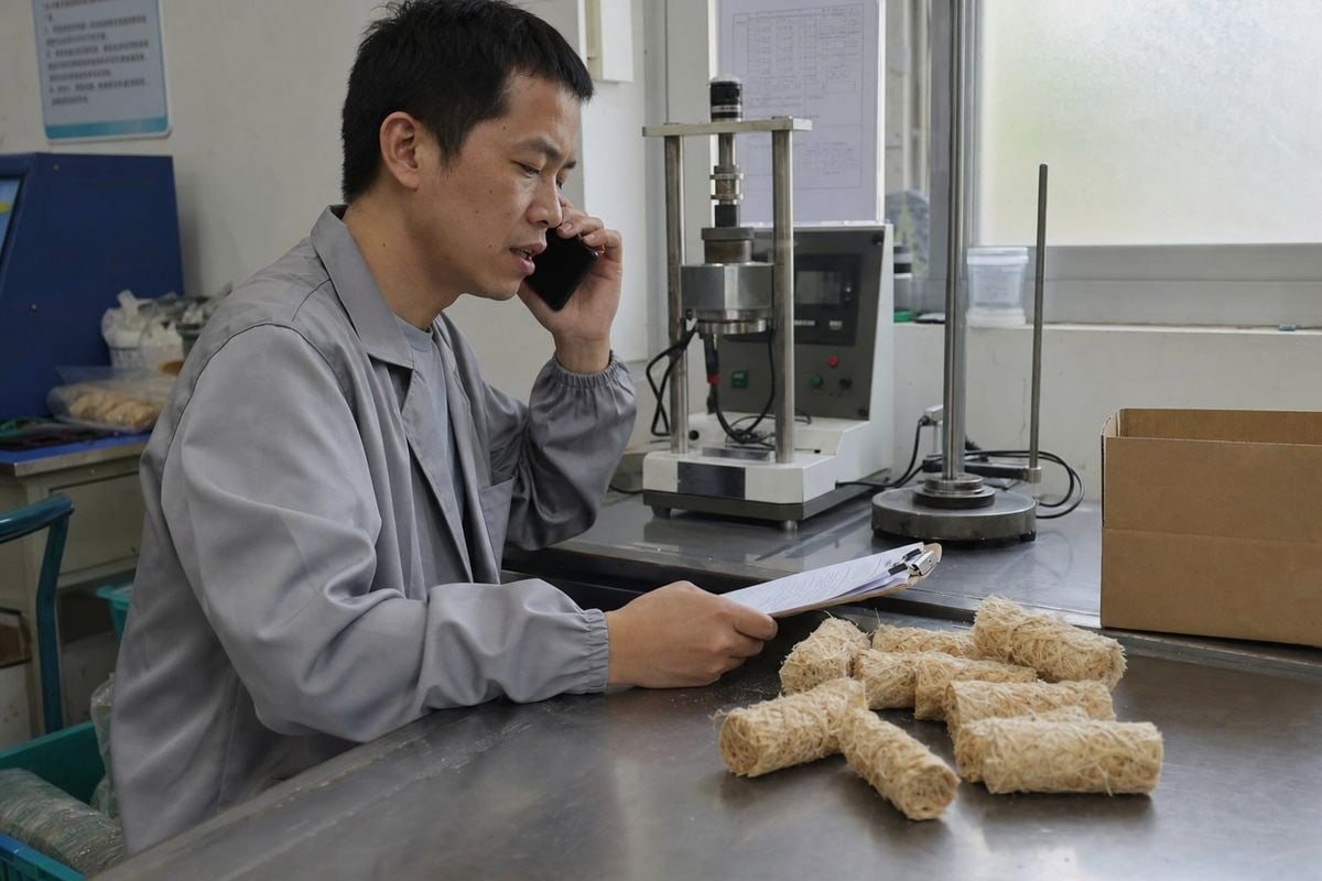 Steps to verify supplier test reports are genuine and current for wood fire starters (ID#3)
