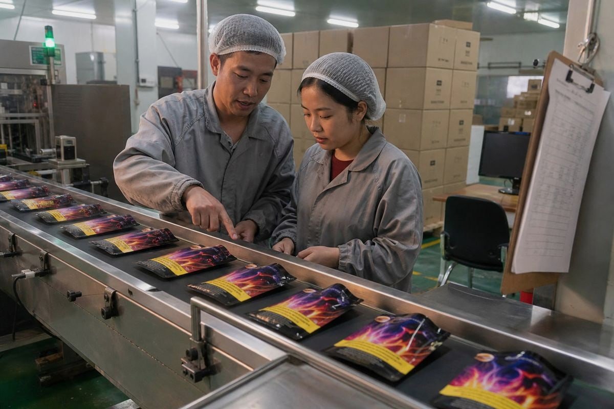 Ordering both promotional and household packaging together under one factory MOQ for testing (ID#5)
