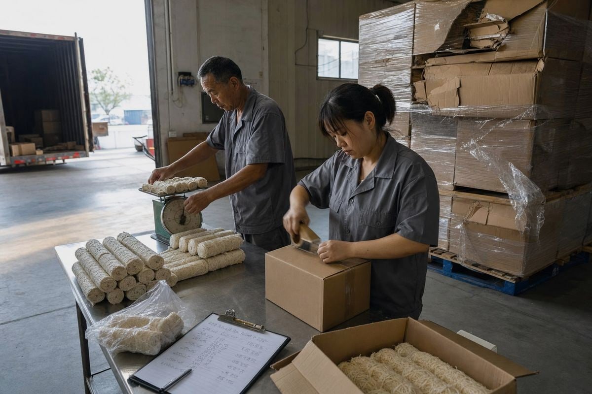 Restocking and repackaging process for returned wood fire starters before next season (ID#4)