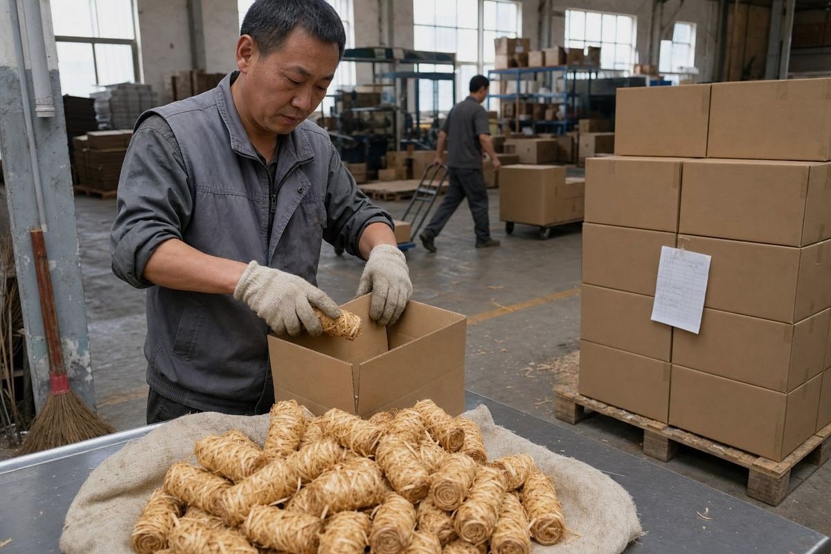 Phytosanitary declaration requirements for wood fire starters shipped from China to UK (ID#1)
