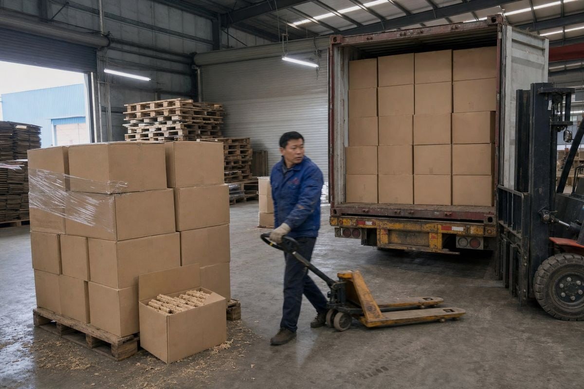 Comparing FCL and LCL shipping options for wood fire starters from China (ID#1)