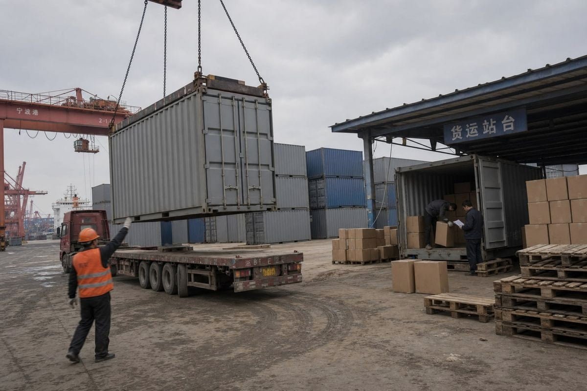 Shipping Lead Times Lead time comparison between FCL and LCL shipments from China to US (ID#3)