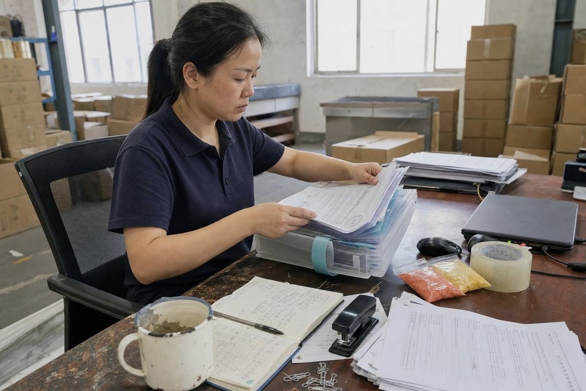 Checklist of safety documents like SDS, SGS, CE, and ISO certificates before ordering Magic Fire Powder (ID#2)