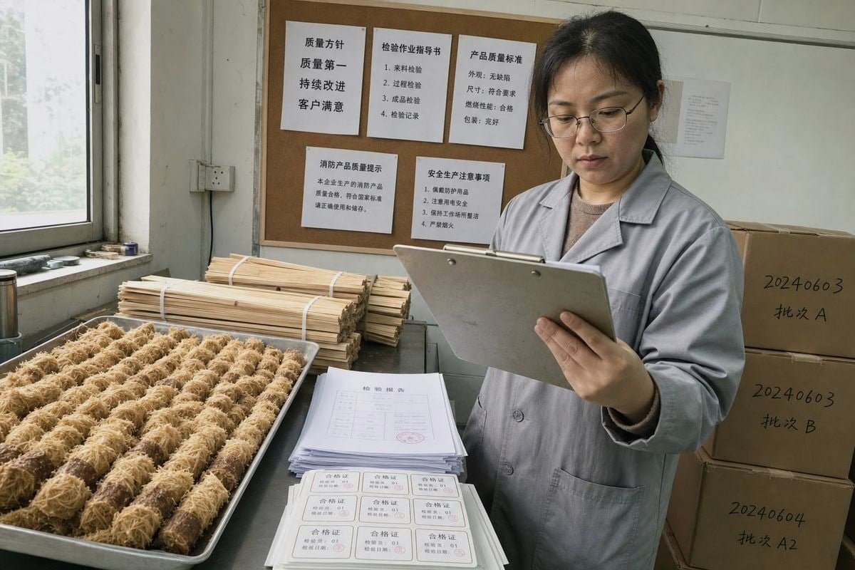 Lead times and inventory planning impact of sourcing wood fire starters from China (ID#4)