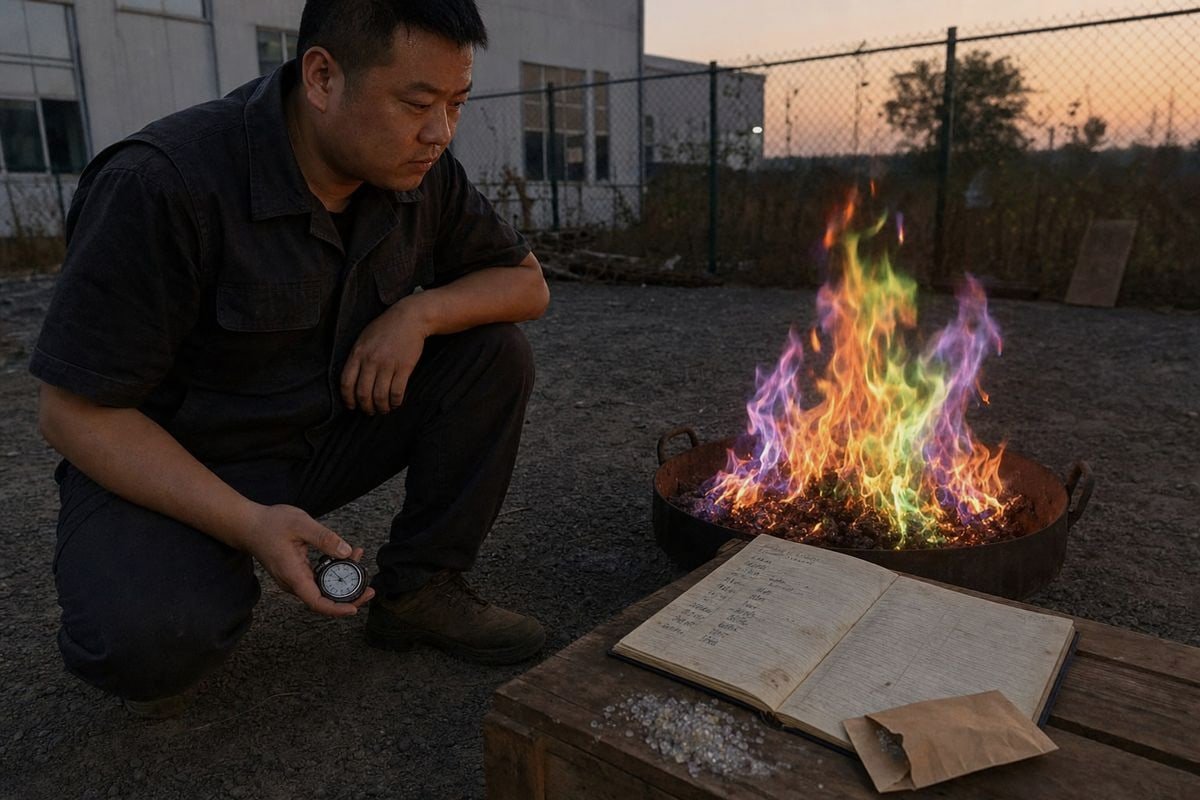 Calculating net weight per packet for desired burn time and flame color intensity (ID#2)